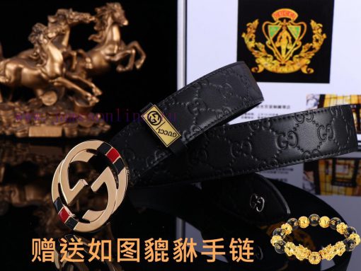 Belt Gucci GucciBelt recognition, complimentary punchThe material is 100% top layer cowhide, skwk6g75 - Image 3
