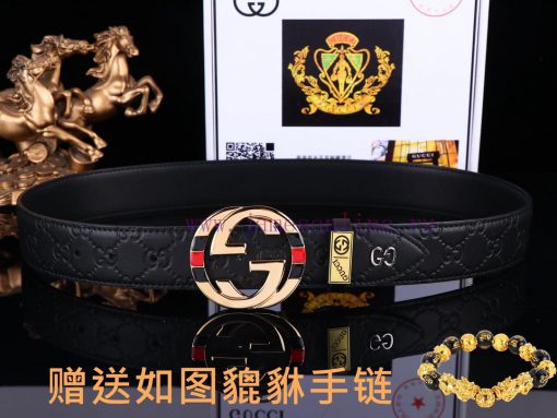 Belt Gucci GucciBelt recognition, complimentary punchThe material is 100% top layer cowhide, skwk6g75 - Image 5