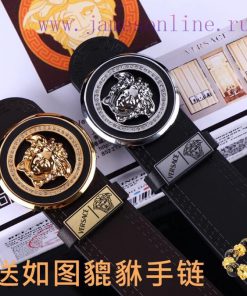 Belt Versace Ver…Belt made of 100% head layer cowhide, double-sided lychee pattern, ensuring ltmrgw9u