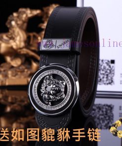 Belt Versace Ver…Belt made of 100% head layer cowhide, double-sided lychee pattern, ensuring 5wyiecpw
