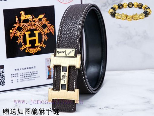 Belts from Herm è s Her...The waistband is made of 100% cowhide, ensuring that the genuine l 0abh2svj