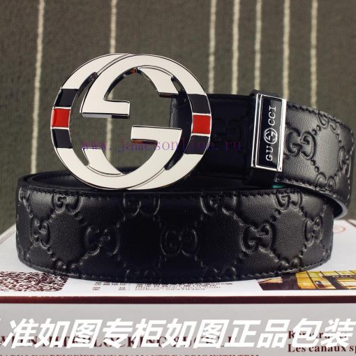Gucci️Identify and receive a punch as a giftMaterial: 100% head layer cowhide belt, 24k pure dw3sy7nh