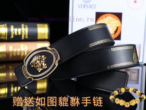 Belt Versace Ver…The waist belt is made of 100% cowhide, ensuring that the genuine leather i xdvpnfnm - Image 3