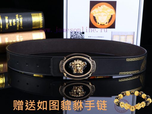 Belt Versace Ver…The waist belt is made of 100% cowhide, ensuring that the genuine leather i xdvpnfnm - Image 5