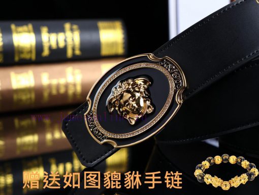 Belt Versace Ver…The waist belt is made of 100% cowhide, ensuring that the genuine leather i xdvpnfnm - Image 7