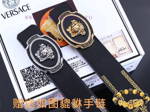 Belt Versace Ver…The waist belt is made of 100% cowhide, ensuring that the genuine leather i xdvpnfnm - Image 10