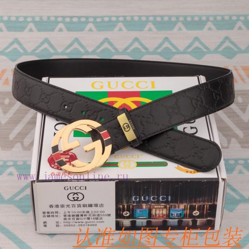 Men's belt Gucci leather beltMen's belt material: 100% head layer cowhide belt, guaranteed g 7g4cw0qw - Image 8