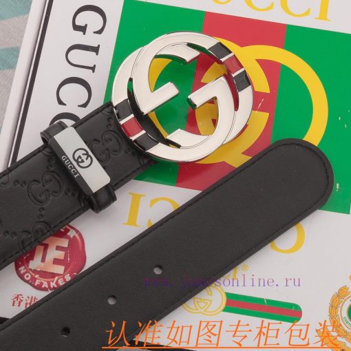 Men's belt Gucci leather beltMen's belt material: 100% head layer cowhide belt, guaranteed g 7g4cw0qw - Image 9