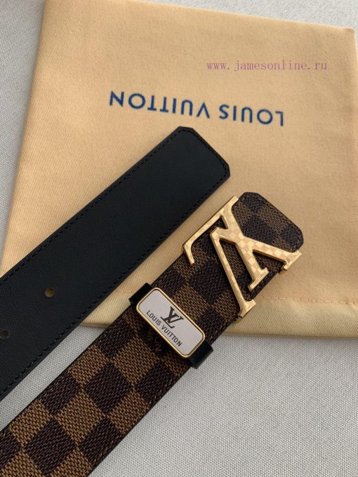 LV... Louis Vuitton ️Hanging buckle, intricately carved patterned steel buckle, photographed 4p30ngf0 - Image 9