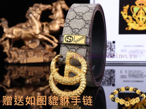 Belt Gucci GucciBelt recognition, complimentary punchThe material is 100% top layer cowhide, edrlfeh6