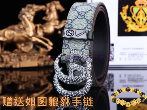 Belt Gucci GucciBelt recognition, complimentary punchThe material is 100% top layer cowhide, ftwv25cw - Image 2