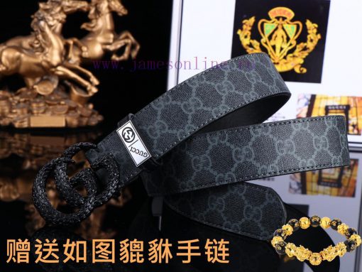 Belt Gucci GucciBelt recognition, complimentary punchThe material is 100% top layer cowhide, 2v4k575i - Image 3