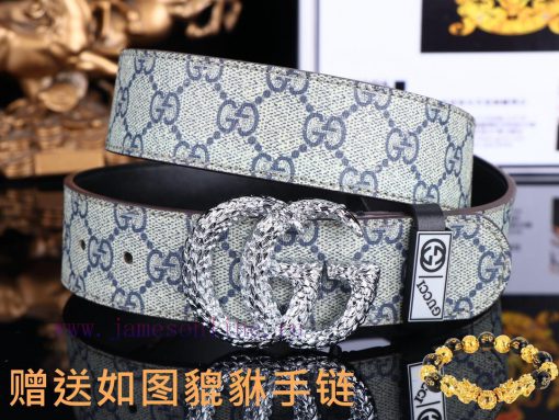 Belt Gucci GucciBelt recognition, complimentary punchThe material is 100% top layer cowhide, ftwv25cw - Image 4