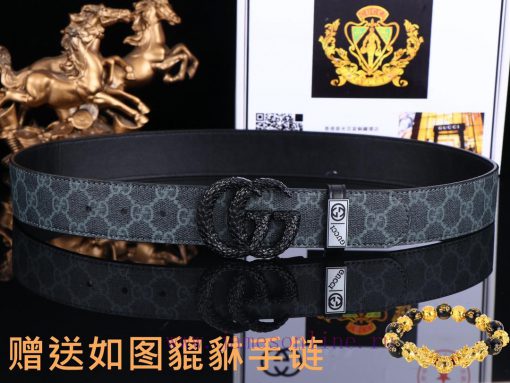 Belt Gucci GucciBelt recognition, complimentary punchThe material is 100% top layer cowhide, 2v4k575i - Image 5