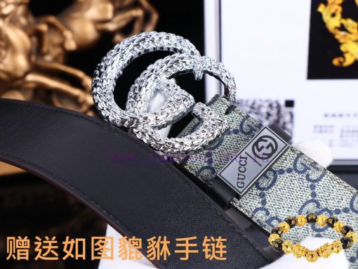 Belt Gucci GucciBelt recognition, complimentary punchThe material is 100% top layer cowhide, ftwv25cw - Image 7