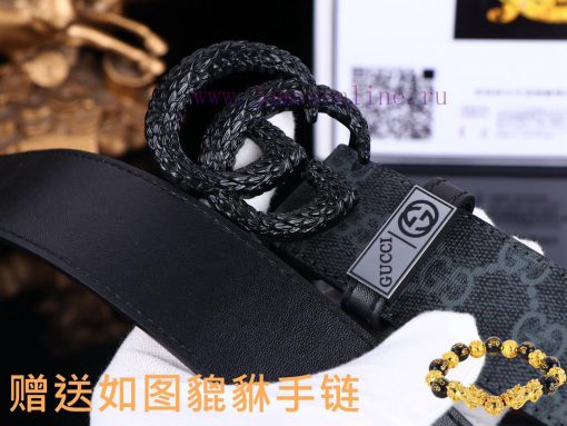 Belt Gucci GucciBelt recognition, complimentary punchThe material is 100% top layer cowhide, 2v4k575i - Image 8
