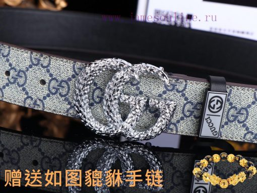 Belt Gucci GucciBelt recognition, complimentary punchThe material is 100% top layer cowhide, ftwv25cw - Image 8