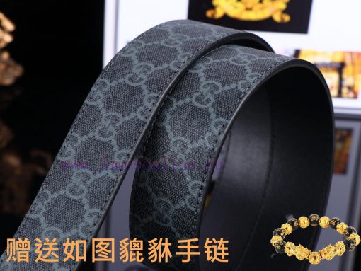 Belt Gucci GucciBelt recognition, complimentary punchThe material is 100% top layer cowhide, 2v4k575i - Image 10