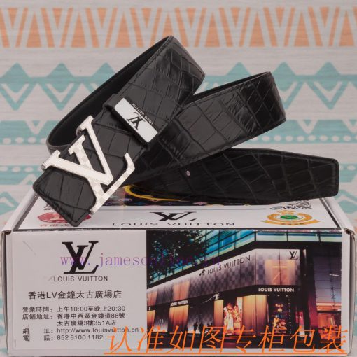 Belt and belt LV Louis Vuitton cowhide beltMen's belt material: 100% head layer cowhide belt 31clugvi - Image 2