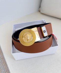 Versace. Versace Belt and BeltsHanging buckle, classic human head made of pure copper materi 86hy9juu