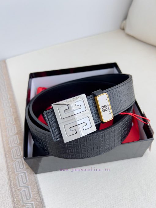 Givenchy GIVENCHY Belt ️ BeltHanging buckle, pure steel material buckle head, double-sided c 182ohn9e - Image 3