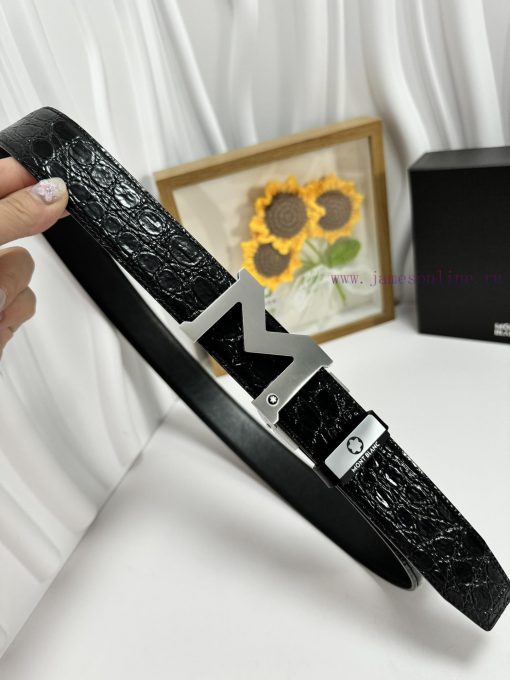 MontblancMaterial: Leather Belt with 100% Head Layer. The leather belt is guaranteed to be g 5sh5yq9q - Image 8