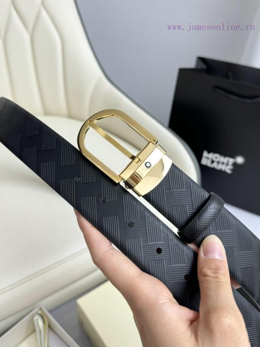 Montblanc MontblancThe full set is 3.5cm wide and features a premium leather buckle for free wnhv47su - Image 6