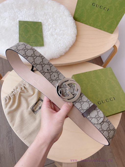 Comes with a complete gift boxGUCCI, A GG highest canvas strap completed chain G buckleBlack 8or67a0u - Image 5
