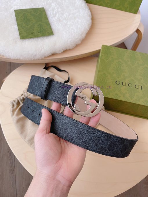 Comes with a complete gift boxGUCCI, A GG highest canvas strap completed chain G buckleBlack xaazyf2l - Image 4