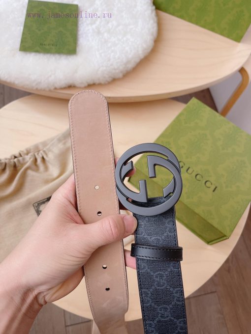 Comes with a complete gift boxGUCCI, A GG highest canvas strap completed chain G buckleBlack 6r8mp5cv - Image 3