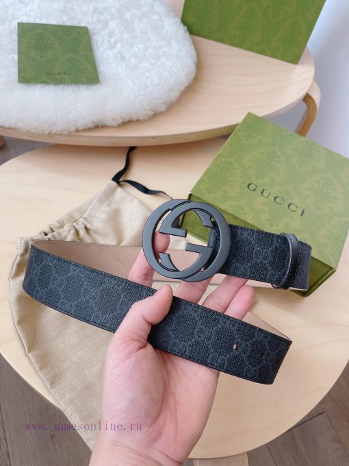 Comes with a complete gift boxGUCCI, A GG highest canvas strap completed chain G buckleBlack 6r8mp5cv - Image 4
