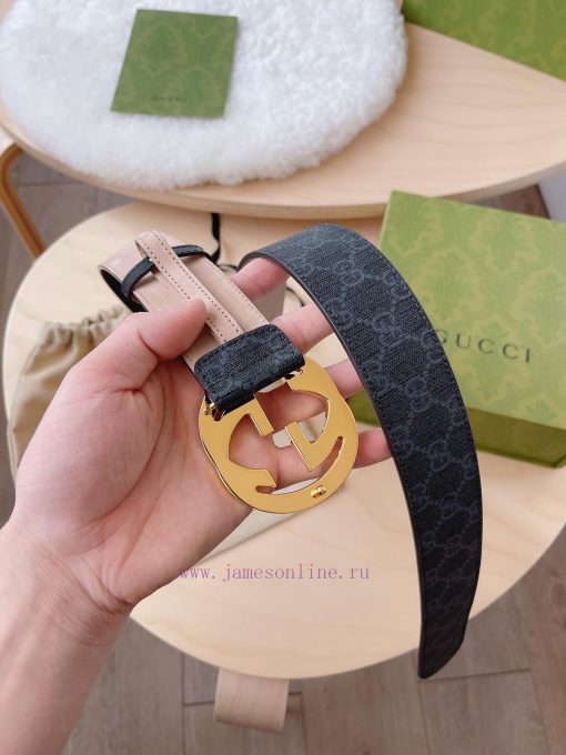 Comes with a complete gift boxGUCCI, A GG highest canvas strap completed chain G buckleBlack c9glu6o2 - Image 7