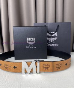M ©️ M Belt, unisex, both men and women can wear a 4.0-wide dual color belt with a 3-color 70ef1ayw
