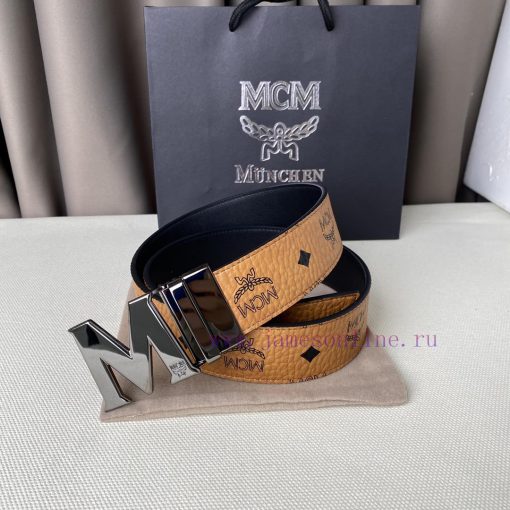 M ©️ M Belt, unisex, both men and women can wear a 4.0-wide dual color belt with a 3-color gxlllzzr - Image 6