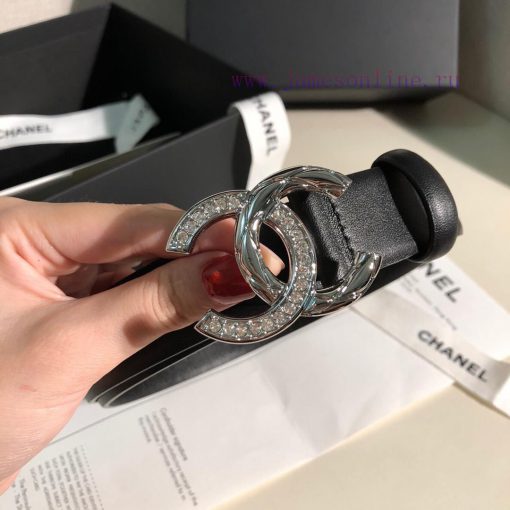 Chanel Women's Belt Product Width 3.0CM Double sided original calf leather, with soft and de 3429o5y0 - Image 3