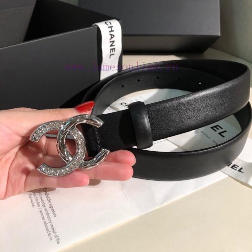 Chanel Women's Belt Product Width 3.0CM Double sided original calf leather, with soft and de 3429o5y0 - Image 4