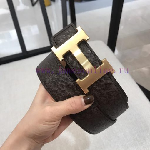 Hermes double-sided calf leather 38MM imported sandwich double-sided available for sale on t 0g13mzby - Image 7
