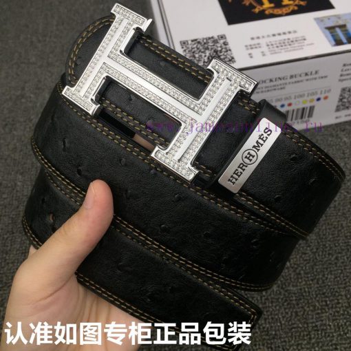 Hermes Hermes ostrich patternGrade: Italian imported 100% top layer cowhide, Hermes. Herm è 3sf1ydnl - Image 3