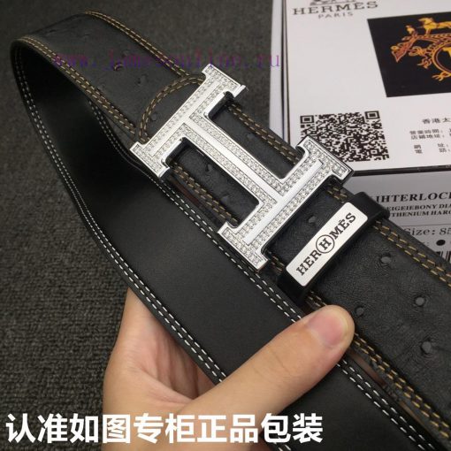 Hermes Hermes ostrich patternGrade: Italian imported 100% top layer cowhide, Hermes. Herm è 3sf1ydnl - Image 8