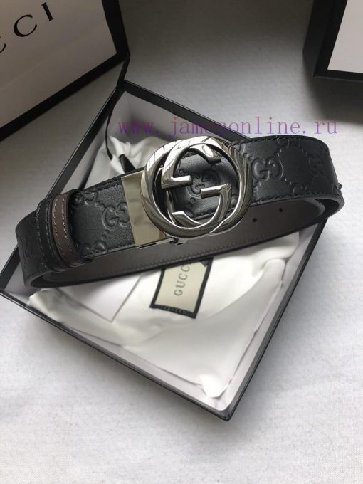 Gucci top layer cowhide pressed G surface, lined with top layer calf leather sole, paired wi w56apqkr - Image 2