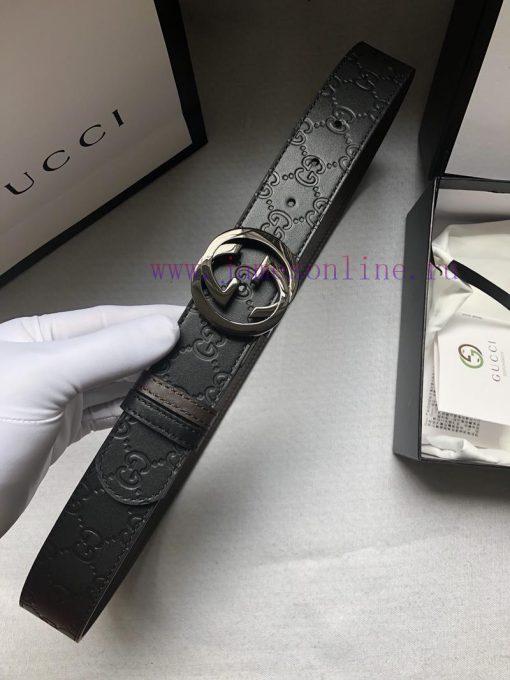 Gucci top layer cowhide pressed G surface, lined with top layer calf leather sole, paired wi w56apqkr - Image 4