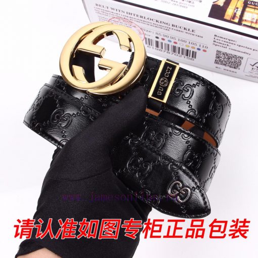 Gucci. Gucci️Identify and receive a punch as a giftThe material is 100% top layer cowhide, e 3dt0bila - Image 3