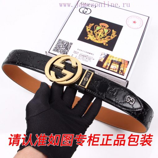 Gucci. Gucci️Identify and receive a punch as a giftThe material is 100% top layer cowhide, e 3dt0bila - Image 4
