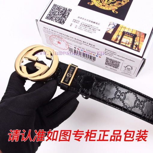 Gucci. Gucci️Identify and receive a punch as a giftThe material is 100% top layer cowhide, e 3dt0bila - Image 6