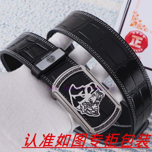 Men's belt VersaceMen's leather belt is made of 100% head layer cowhide, ensuring that the 2 8zoutufg - Image 3