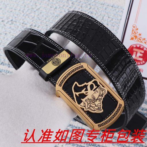 Men's belt VersaceMen's leather belt is made of 100% head layer cowhide, ensuring that the 2 8zoutufg - Image 4