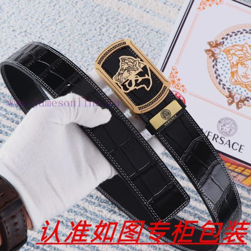 Men's belt VersaceMen's leather belt is made of 100% head layer cowhide, ensuring that the 2 8rslg4zl - Image 7
