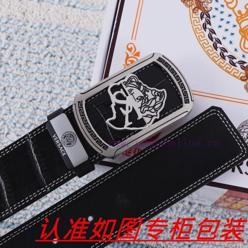 Men's belt VersaceMen's leather belt is made of 100% head layer cowhide, ensuring that the 2 8zoutufg - Image 9