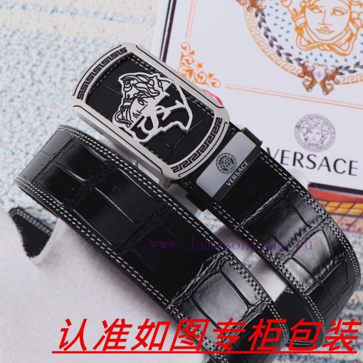 Men's belt VersaceMen's leather belt is made of 100% head layer cowhide, ensuring that the 2 sxz87g52 - Image 6
