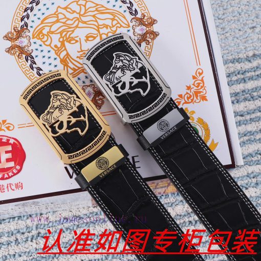 Men's belt VersaceMen's leather belt is made of 100% head layer cowhide, ensuring that the 2 8rslg4zl - Image 10